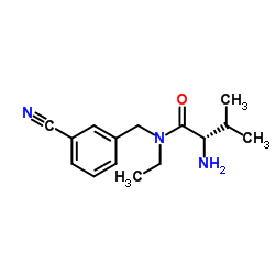 N-(3-Cyanobenzyl)-N-ethyl-L-valinamide Structure