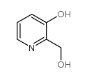 2-(羟甲基)吡啶-3-醇结构式