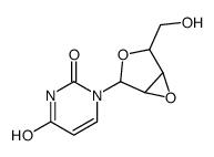 1-[4-(hydroxymethyl)-3,6-dioxabicyclo[3.1.0]hexan-2-yl]pyrimidine-2,4-dione结构式