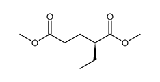 (S)-2-Ethyl-pentanedioic acid dimethyl ester Structure