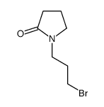1-(3-溴丙基)吡咯烷-2-酮结构式