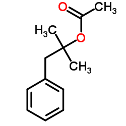 2-Methyl-1-phenylpropan-2-ylacetat structure
