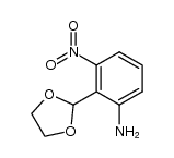 2-amino-6-nitrobenzaldehyde ethylene acetal Structure