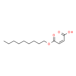 Maleic acid hydrogen 1-nonyl ester Structure