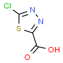 5-Chloro-1,3,4-thiadiazole-2-carboxylic acid Structure