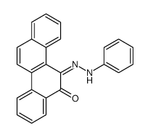 5-(phenylhydrazinylidene)chrysen-6-one结构式