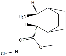 3-氨基双环[2.2.2]辛烷-2-羧酸甲酯盐酸盐结构式