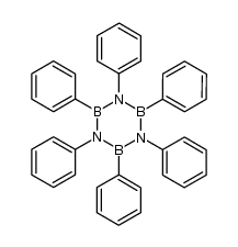 Hexaphenylborazine Structure