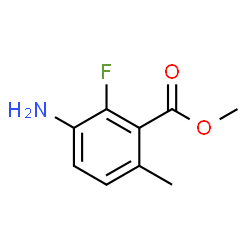 甲基 3-氨基-2-氟-6-甲基苯酸盐结构式