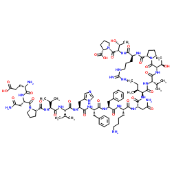 Myelin Basic Protein (83-99) (bovine) trifluoroacetate salt结构式