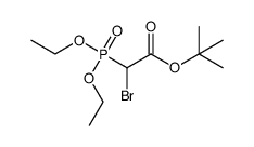 Tert-Butyl 2-Bromo-2-(Diethoxyphosphoryl)Acetate Structure