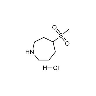 4-(甲基磺酰基)氮杂环庚烷盐酸盐结构式