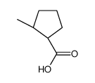 (1R,2S)-2-methylcyclopentane-1-carboxylic acid Structure