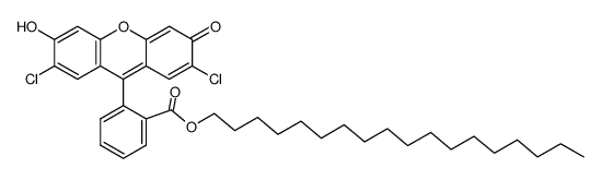 2,7-dichlorofluorescein octadecyl ester Structure