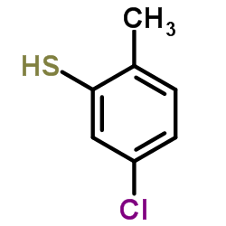 5-氯-2-甲基苯硫酚结构式