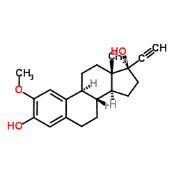 2-Methoxy-Ethynyl Estradiol结构式