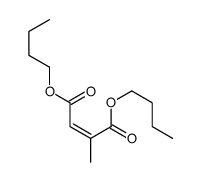 dibutyl 2-methylbut-2-enedioate Structure