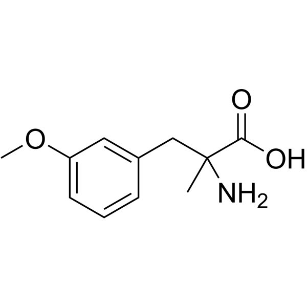 Phenylalanine,3-methoxy-a-methyl- Structure