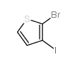 2-溴-3碘噻吩结构式