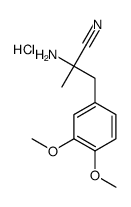 racα-氨基-3,4-二甲氧基-α-甲基苯丙腈盐酸盐图片