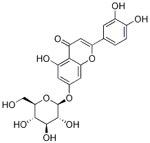 木犀草素葡萄糖甙结构式