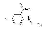 5-溴-2-乙基氨基-3-硝基吡啶结构式