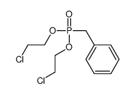 bis(2-chloroethoxy)phosphorylmethylbenzene Structure