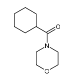 N-(cyclohexylcarbonyl)morpholine结构式