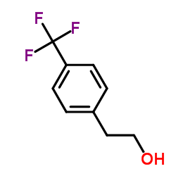 4-(三氟甲基)苯乙醇结构式