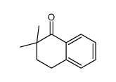 2,2-二甲基-3,4-2H-1-萘酮结构式