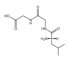 L-leucyl-glycyl-glycine结构式