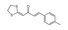 1-(1,3-dithiolan-2-ylidene)-4-(4-methylphenyl)but-3-en-2-one结构式