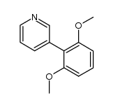 1,3-dimethoxy-2-(3-pyridyl)benzene Structure