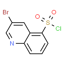 3-bromoquinoline-5-sulfonyl chloride Structure