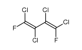 1,2,3,4-tetrachloro-1,4-difluoro-buta-1,3-diene Structure