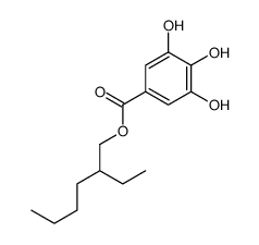 2-ethylhexyl 3,4,5-trihydroxybenzoate Structure