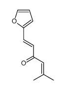 1-(furan-2-yl)-5-methylhexa-1,4-dien-3-one Structure