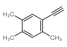 1-乙炔基-2,4,5-三甲基苯结构式