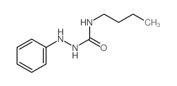 Hydrazinecarboxamide, N-butyl-2-phenyl- Structure