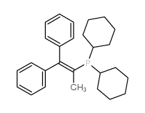 2-(Dicyclohexylphosphino)-1,1-diphenyl-1-propene,Dicyclohexyl(1-methyl-2,2-diphenylvinyl)phosphine picture