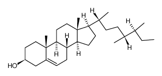 (24R,25S)-25-Ethyl-27-norergost-5-en-3β-ol结构式