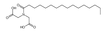 2-[carboxymethyl(hexadecanoyl)amino]acetic acid Structure