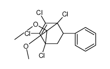 1,2,3,4-tetrachloro-7,7-dimethoxy-5-phenylbicyclo[2.2.1]hept-2-ene结构式