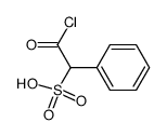 2-sulpho-2-phenylacetyl chloride Structure
