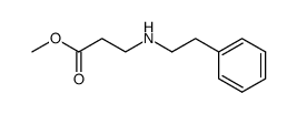 3-(2-phenylethylamino)propionic acid methyl ester结构式