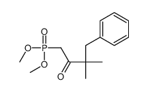 1-dimethoxyphosphoryl-3,3-dimethyl-4-phenylbutan-2-one Structure