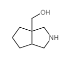 (3Ar,6ar)-六氢-环戊并[c]吡咯-3a(1h)-甲醇结构式