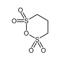 1,2,6-oxadithiane 2,2,6,6-tetraoxide结构式