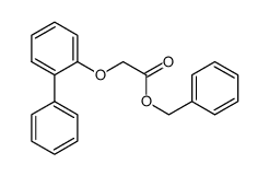 (biphenyl-2-yloxy)acetic acid benzyl ester Structure