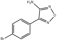 4-(4-溴苯基)-1,2,5-噁二唑-3-胺结构式
